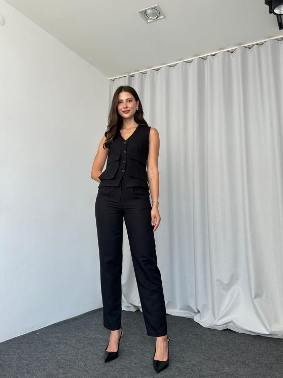 Kadın Siyah Hera Takım