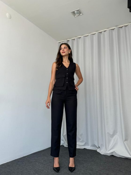 Kadın Siyah Hera Takım