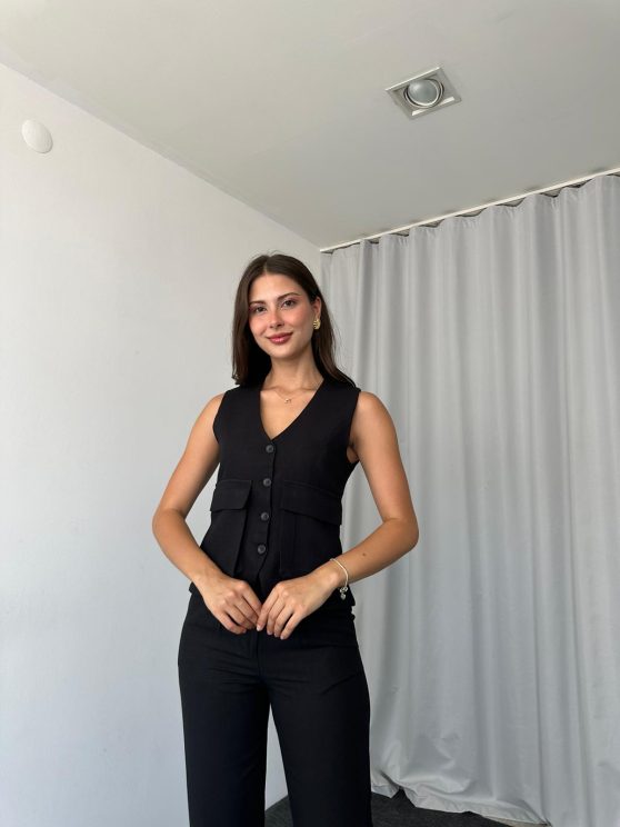 Kadın Siyah Hera Takım