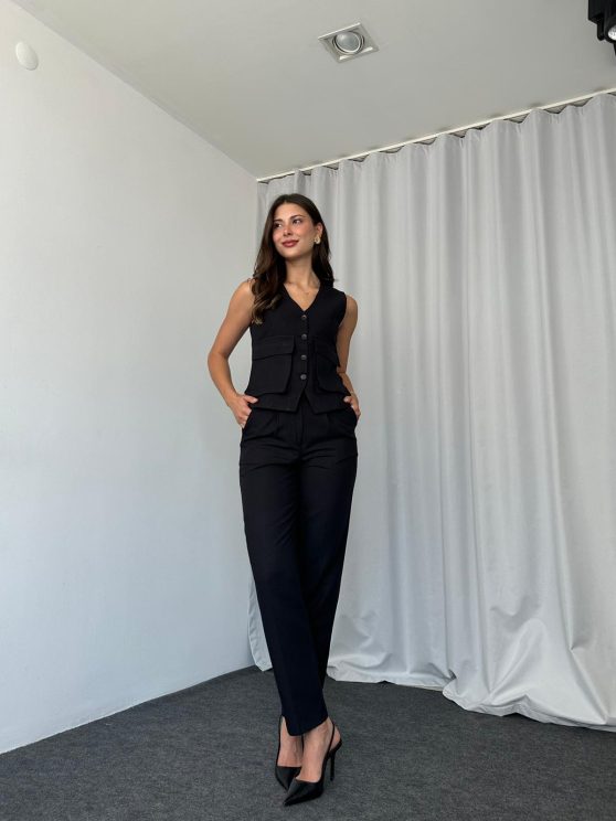 Kadın Siyah Hera Takım