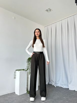 Ivy Haki Yün Efekt Pantolon Ivy Haki Yün Efekt Pantolon