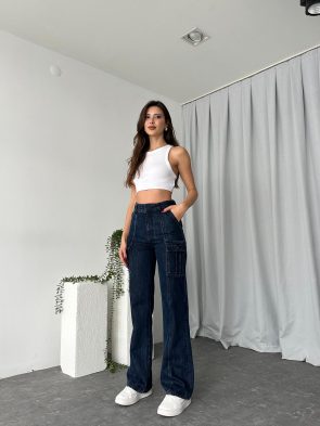 Cepli Lacivert Jean