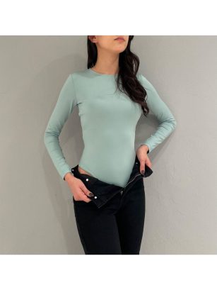 Sırt Dekolteli Bodysuit
