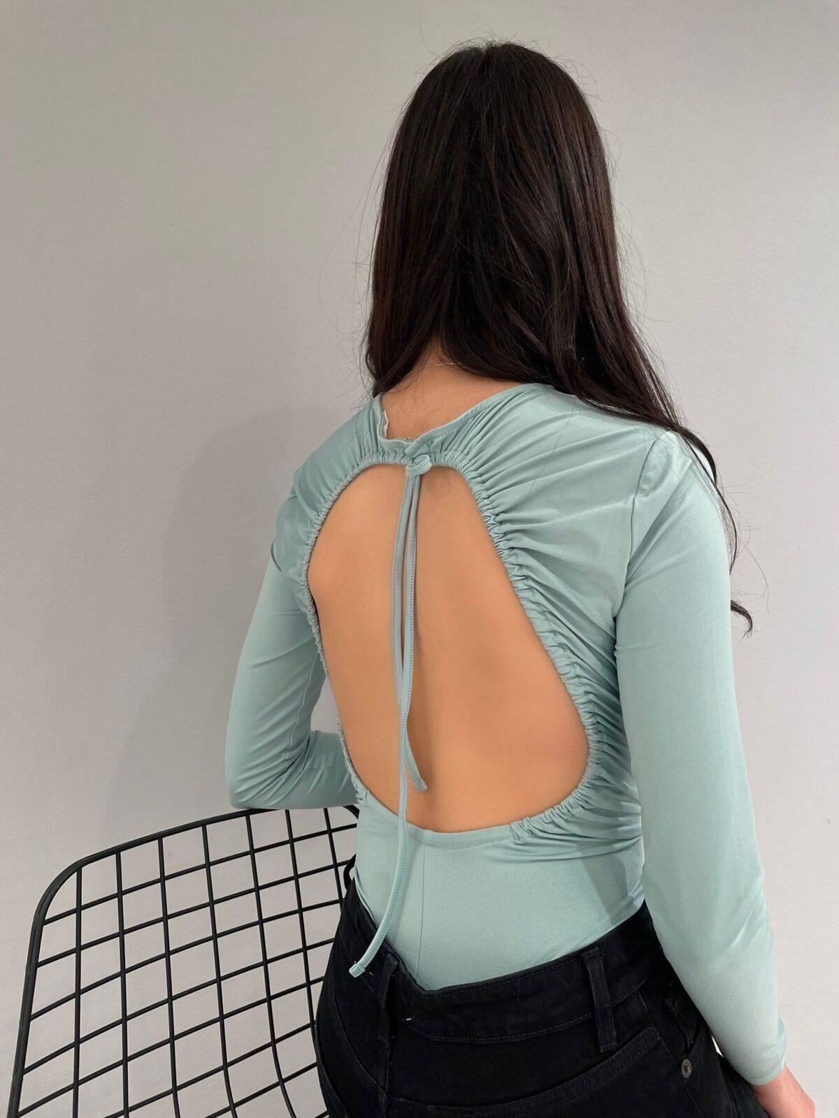 Sırt Dekolteli Bodysuit - Görsel 2