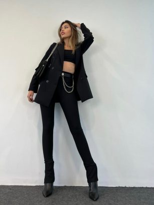 Orj Marka Yırtmaçlı Tayt