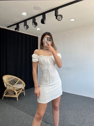 Serenity Elbise (Beyaz)