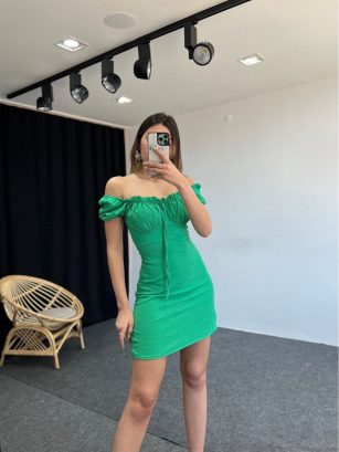 Serenity Elbise (Yeşil)