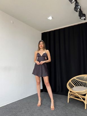 Orjinal Marka Puantiyeli Elbise