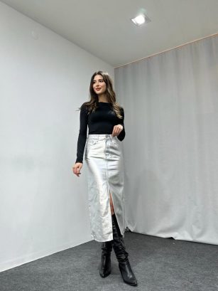 Kaplama Detaylı Etek