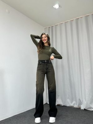 Kadın Siyah Tint Yıkama Malibu Jean