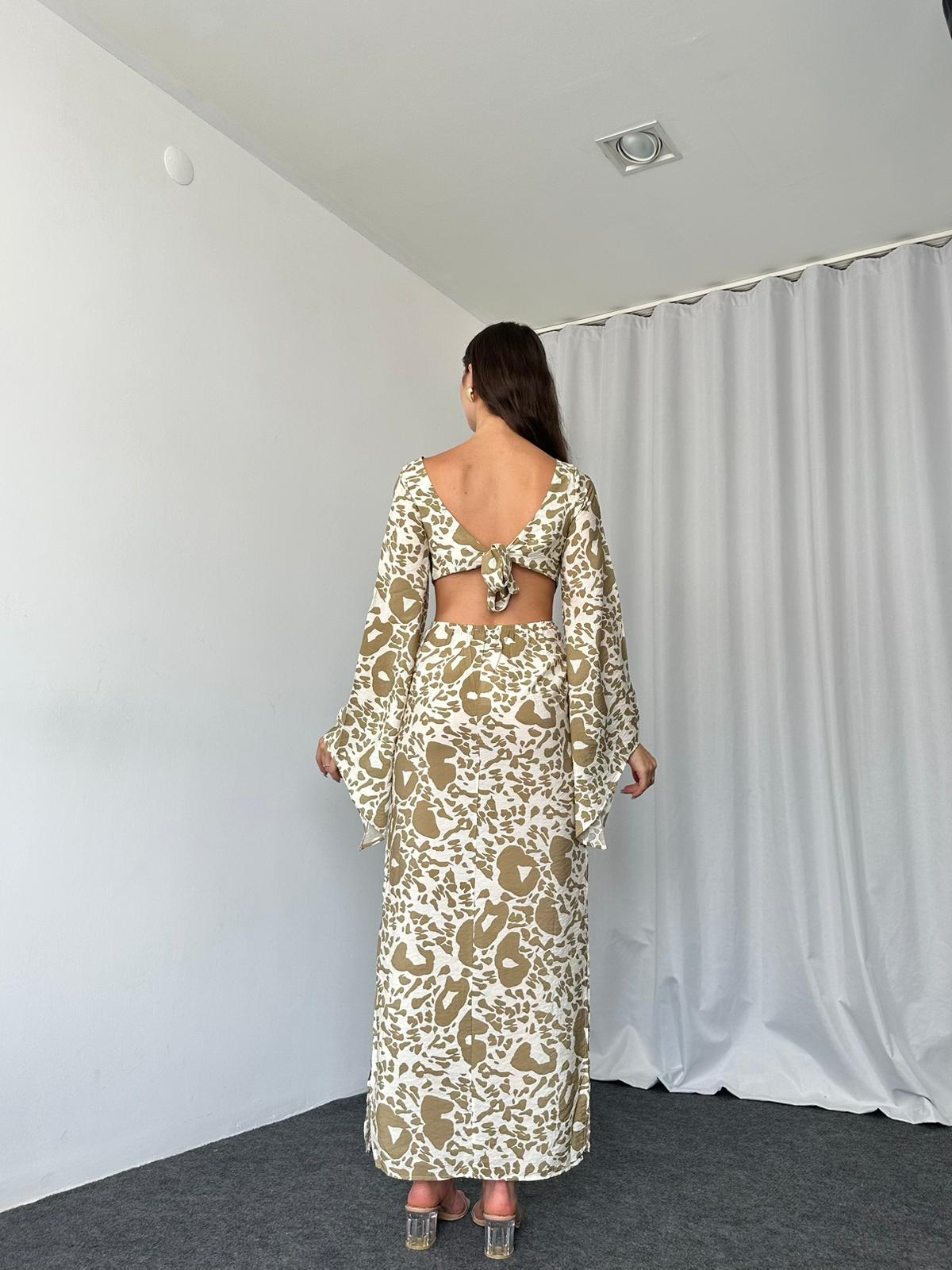 Mabel Elbise (Haki) - Görsel 8