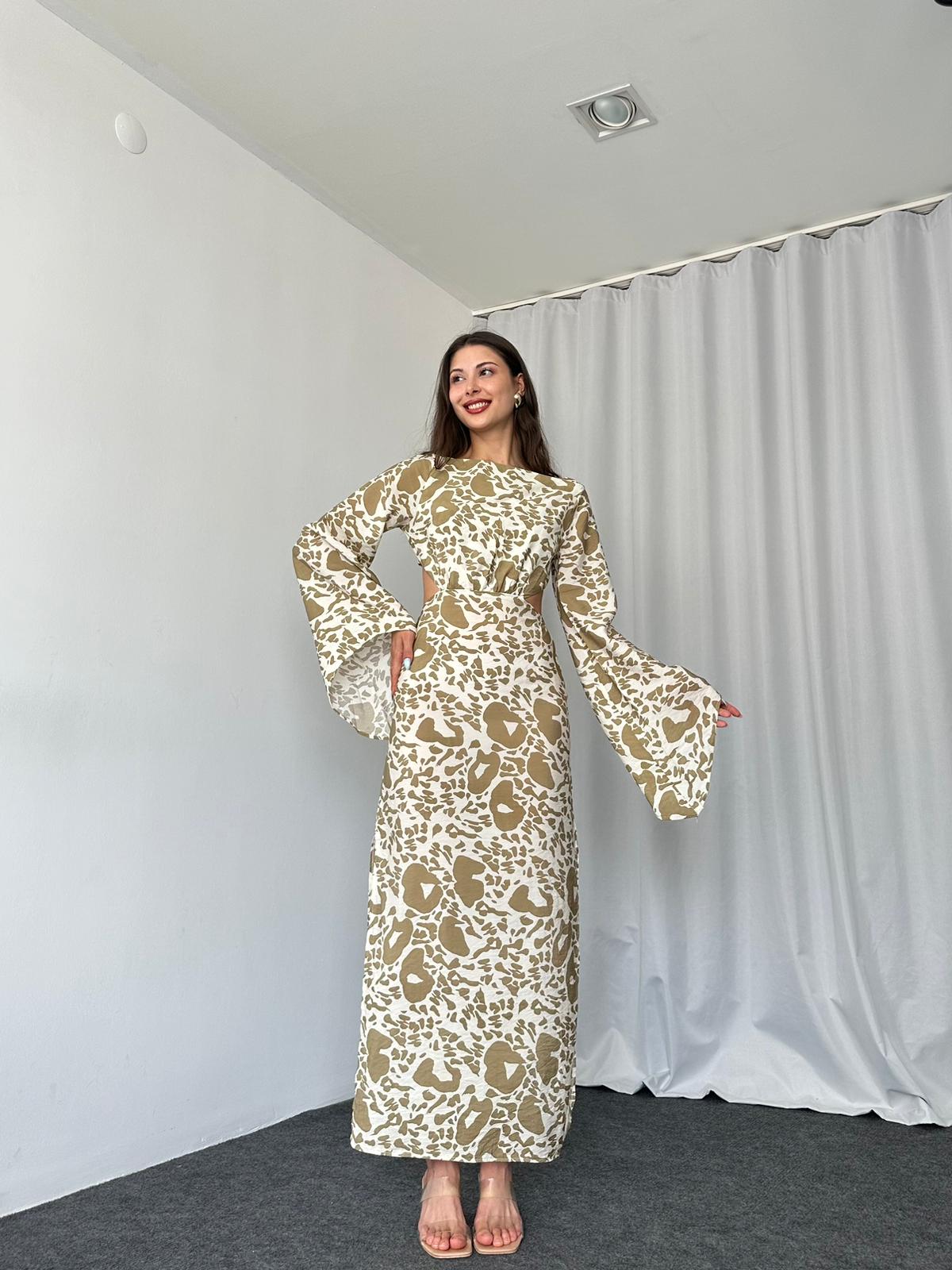 Mabel Elbise (Haki) - Görsel 4