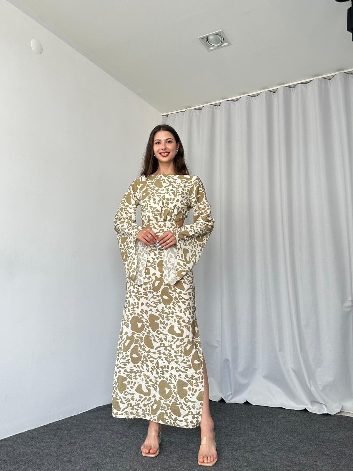 Mabel Elbise (Haki) - Görsel 5