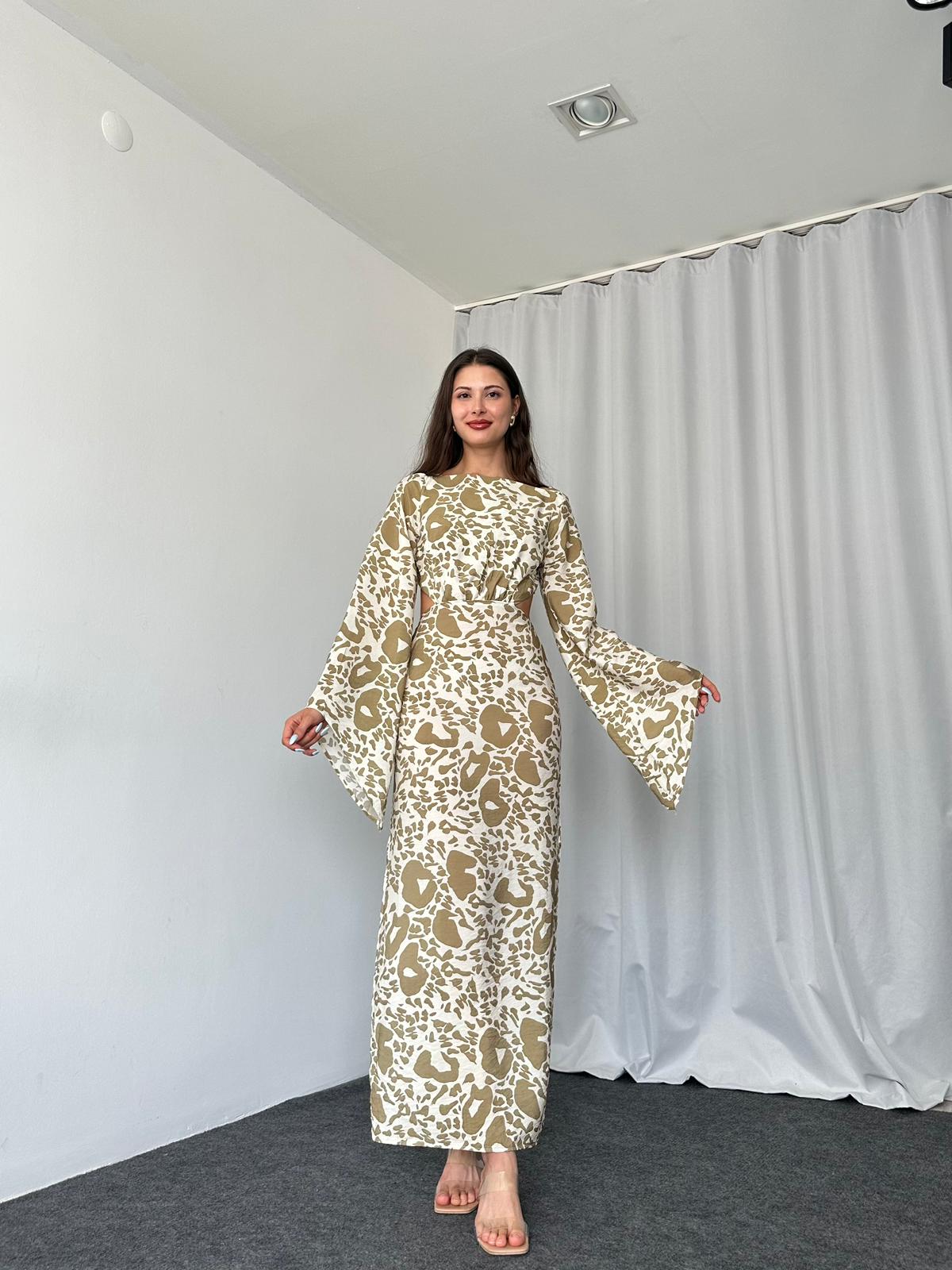 Mabel Elbise (Haki) - Görsel 6