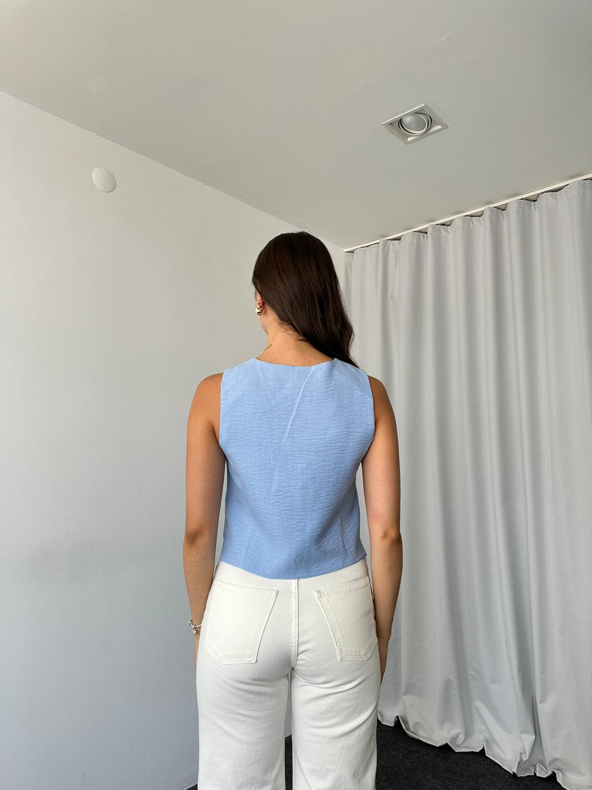 Bethany Yelek (Bebek Mavisi) - Görsel 9