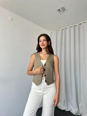 Bethany Yelek (Haki)