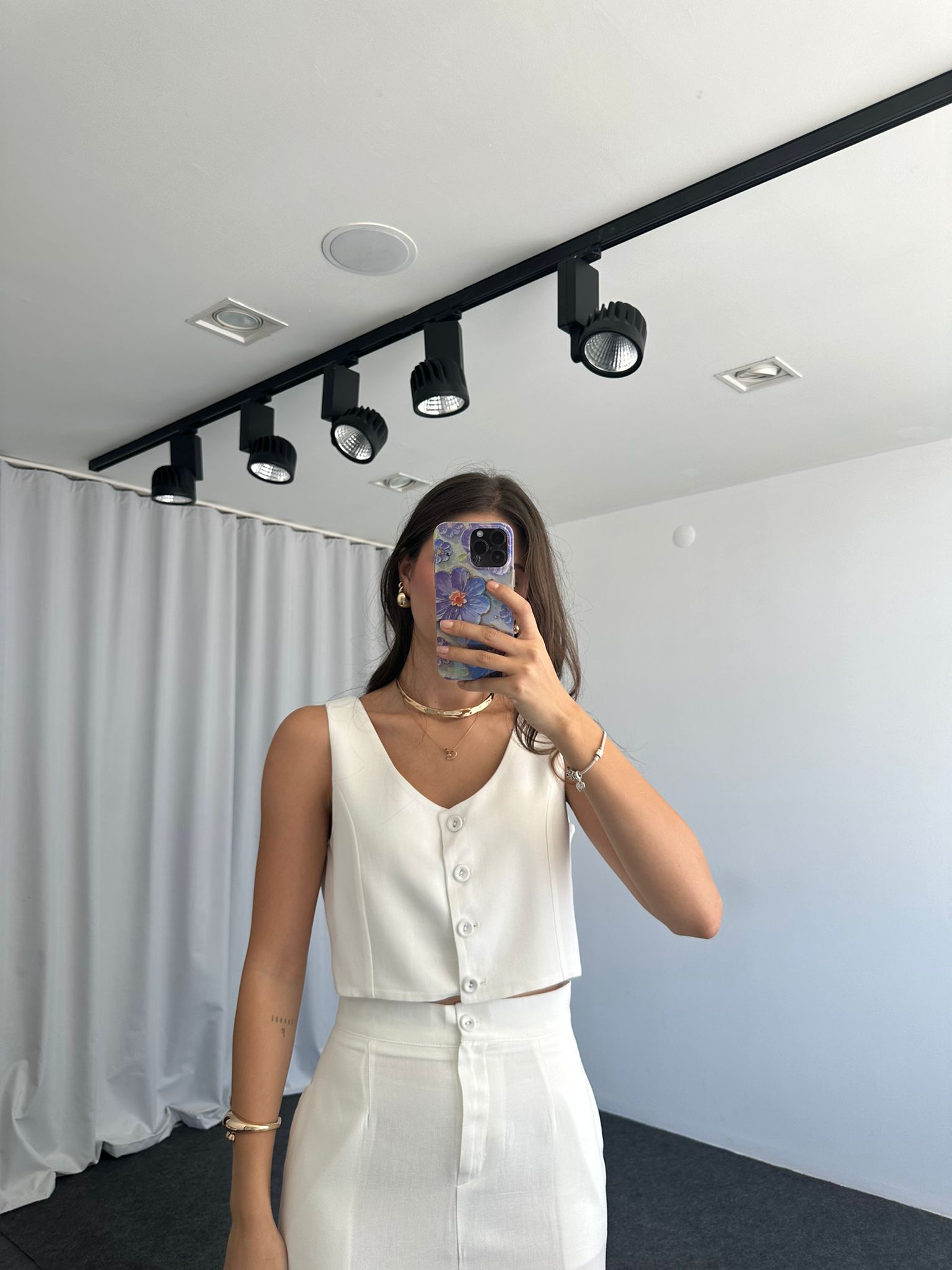 Adel Etek-Yelek Takım (Beyaz) - Görsel 2