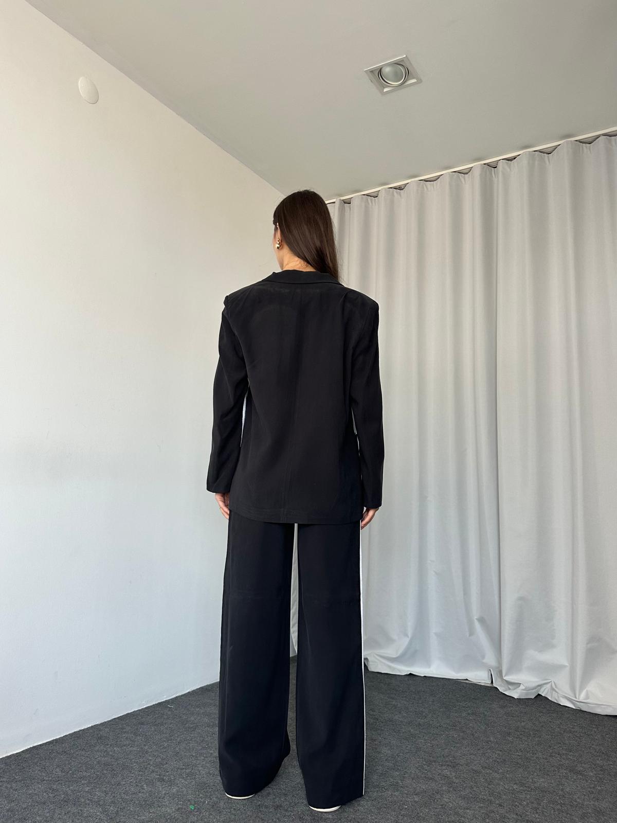 Perla Çizgili Takım (Siyah) - Görsel 10