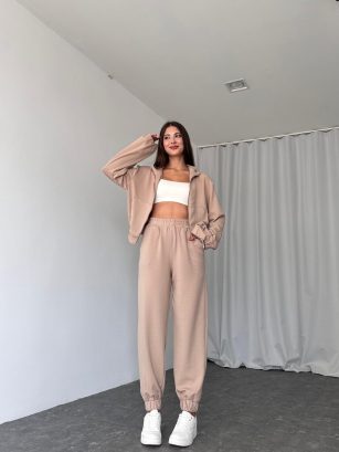 Oys Modal Kumaş Eşofman Takımı (Vizon)