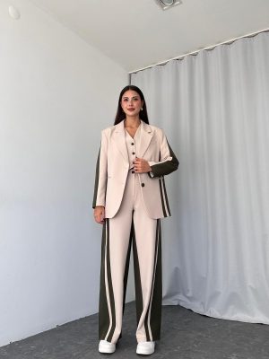 Premium Üçlü Takım (Haki)