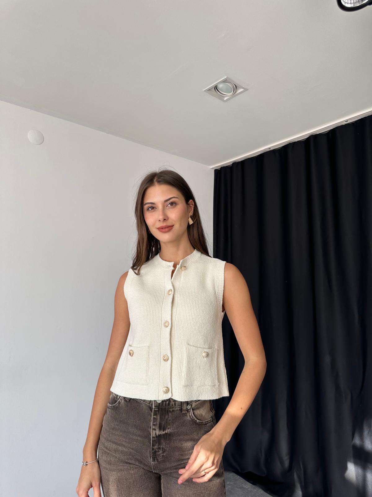 Kadın Triko Yelek - Görsel 3