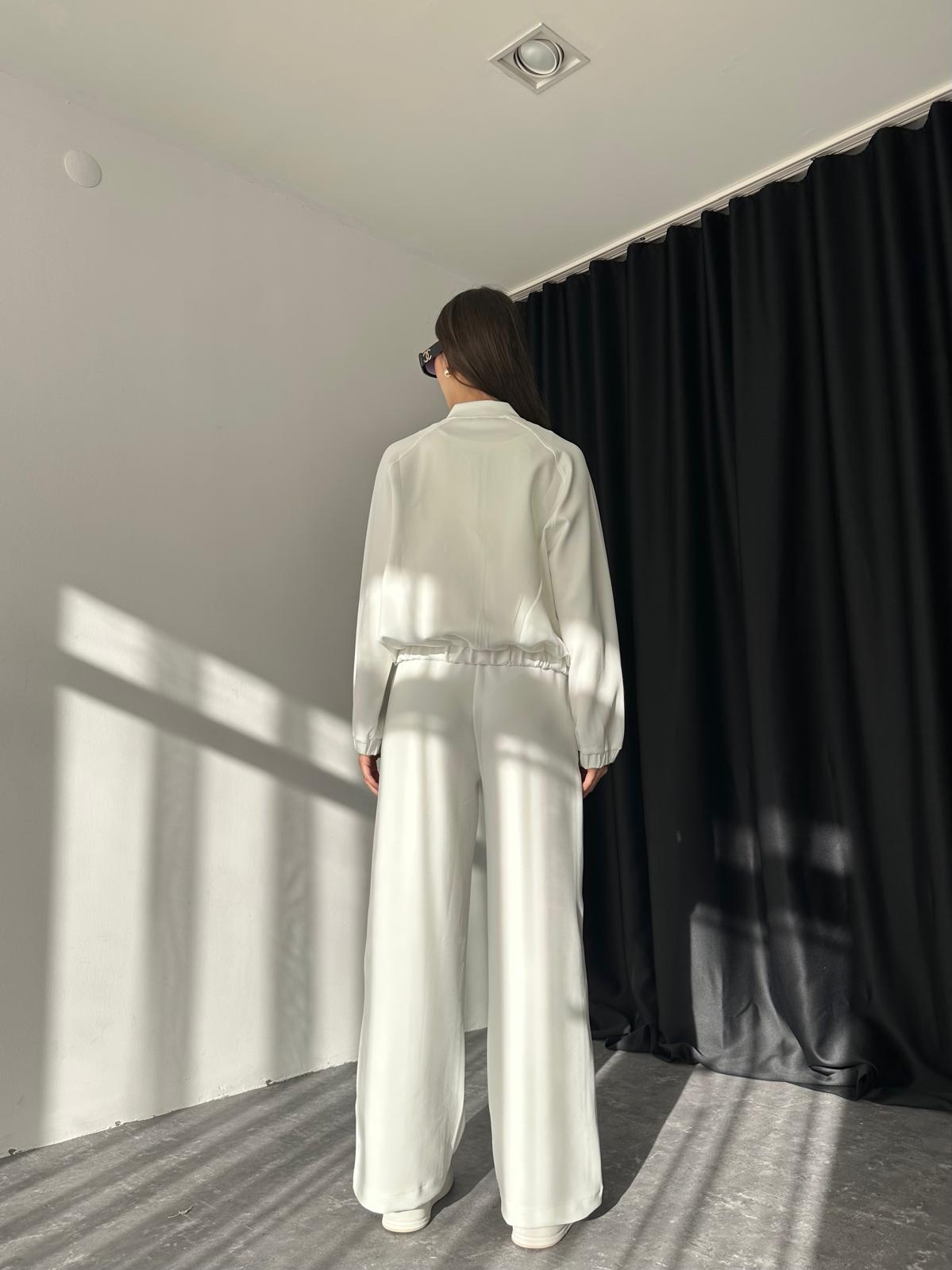 Kadın Yeşil Şeritli Eşofman Takımı - Görsel 6