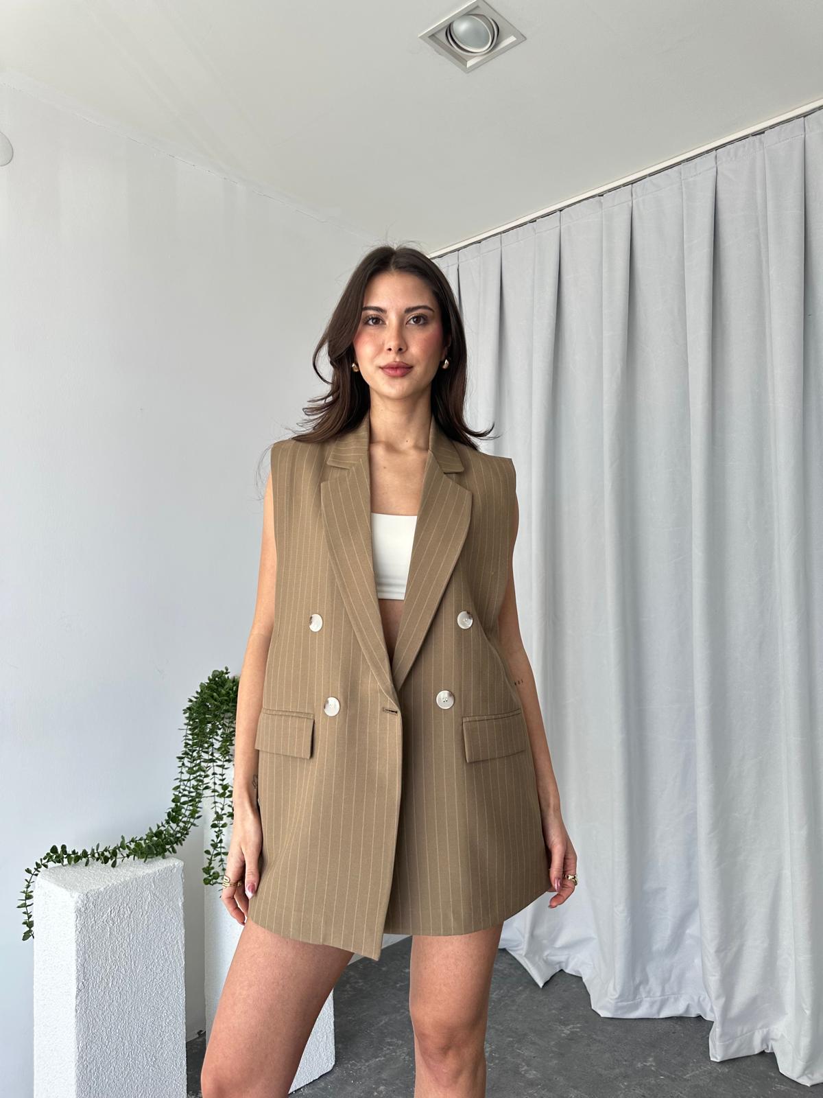 Kadın Amelia Vizon Şort Etek - Görsel 5