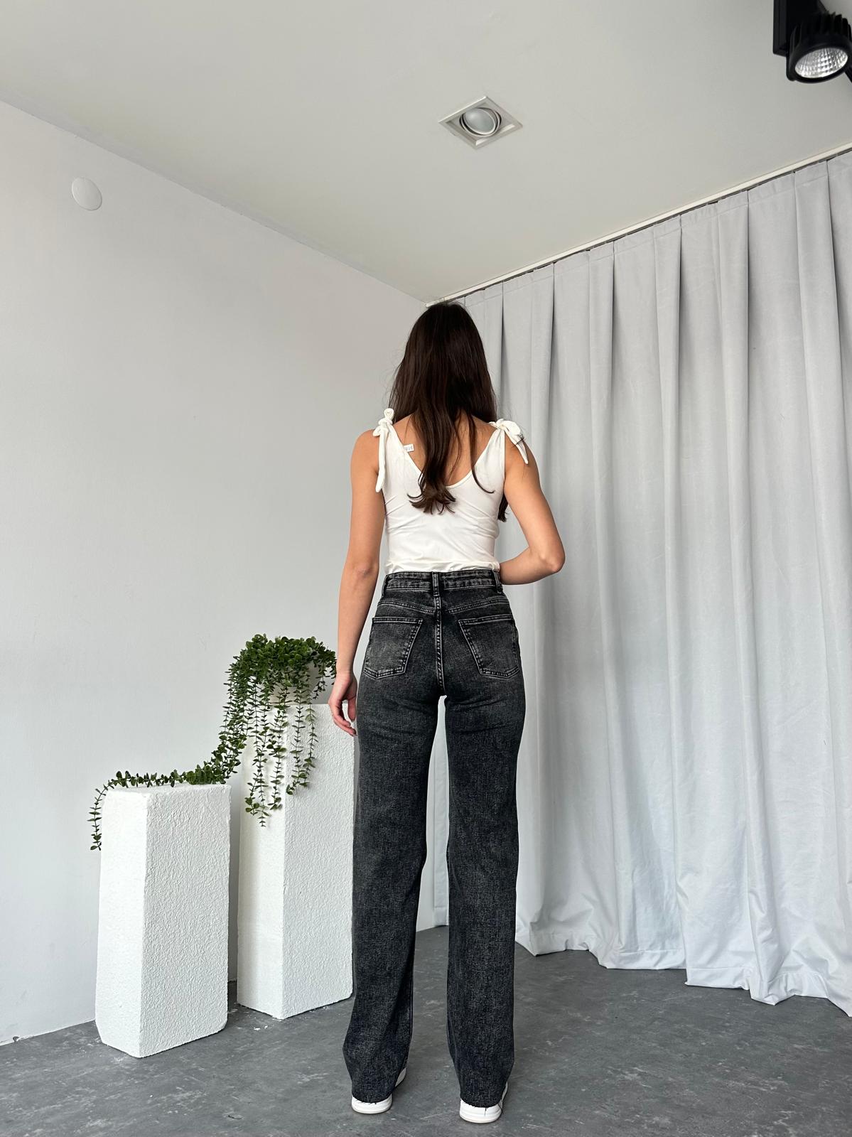 Kadın Sİyah Malibu Jean likralı - Görsel 8