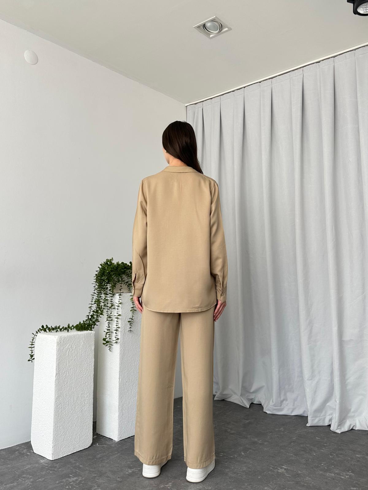 Kadın Emma Krem Gömlek Takım - Görsel 10