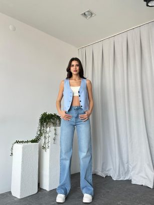 Kadın Mid Blue Malibu Jean