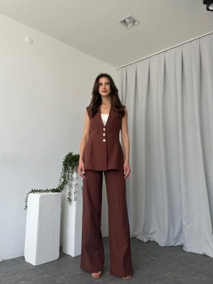 Kadın Ava Kahverengi Takım