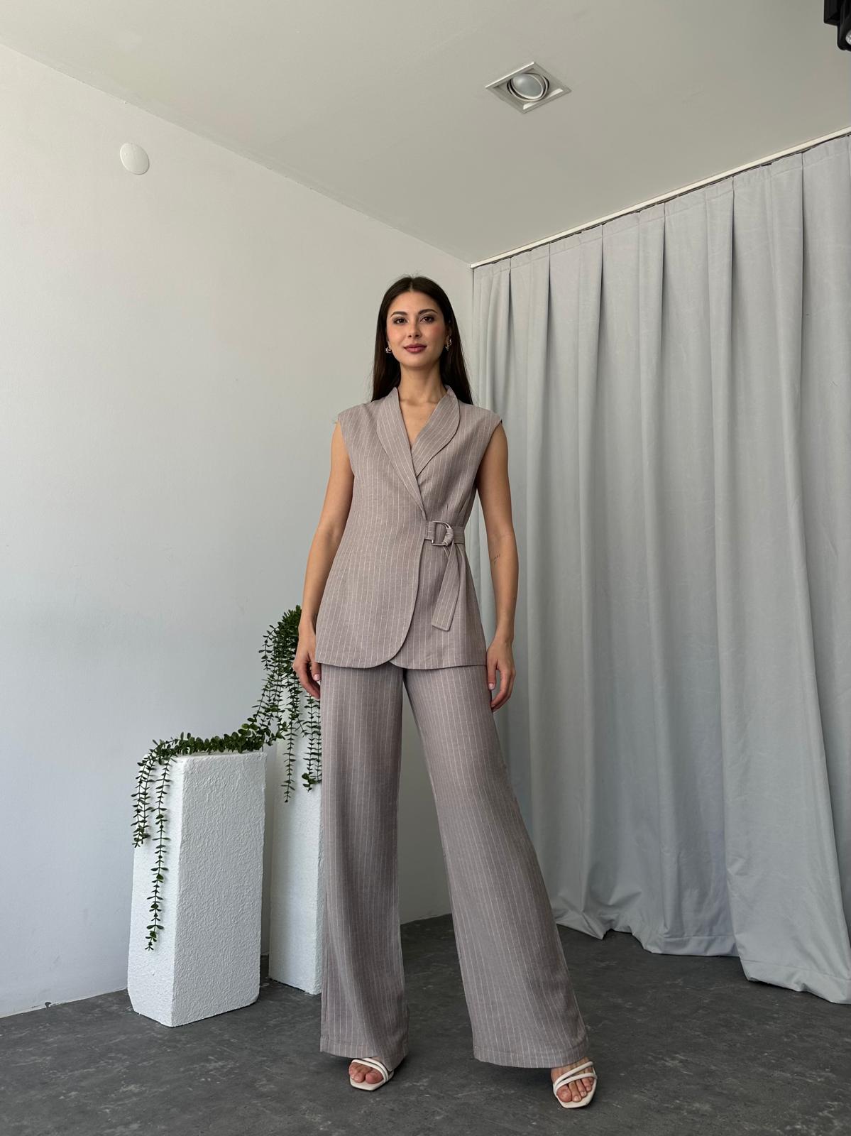 Kadın Nicole Vizon Takım - Görsel 3