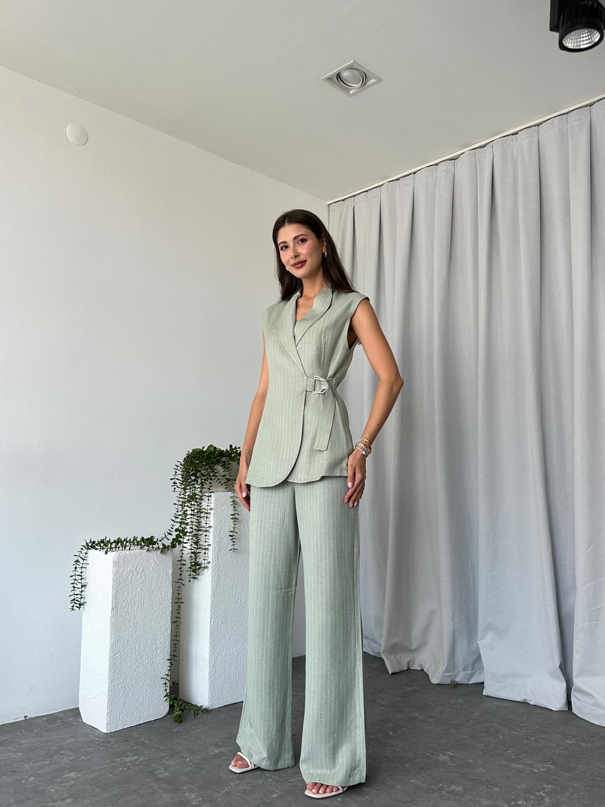 Kadın Nicole Mint Yeşili Takım - Görsel 11