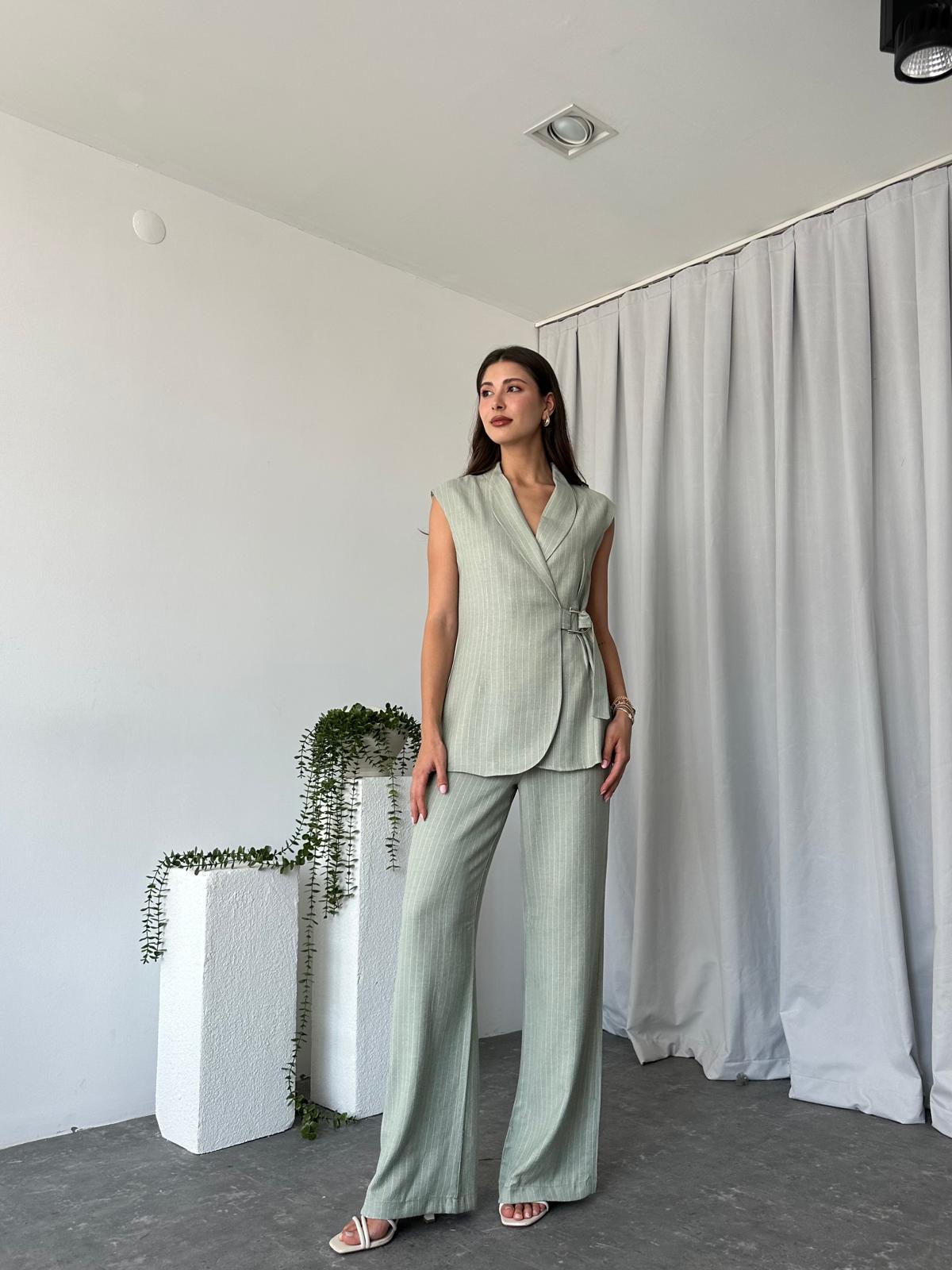 Kadın Nicole Mint Yeşili Takım - Görsel 3