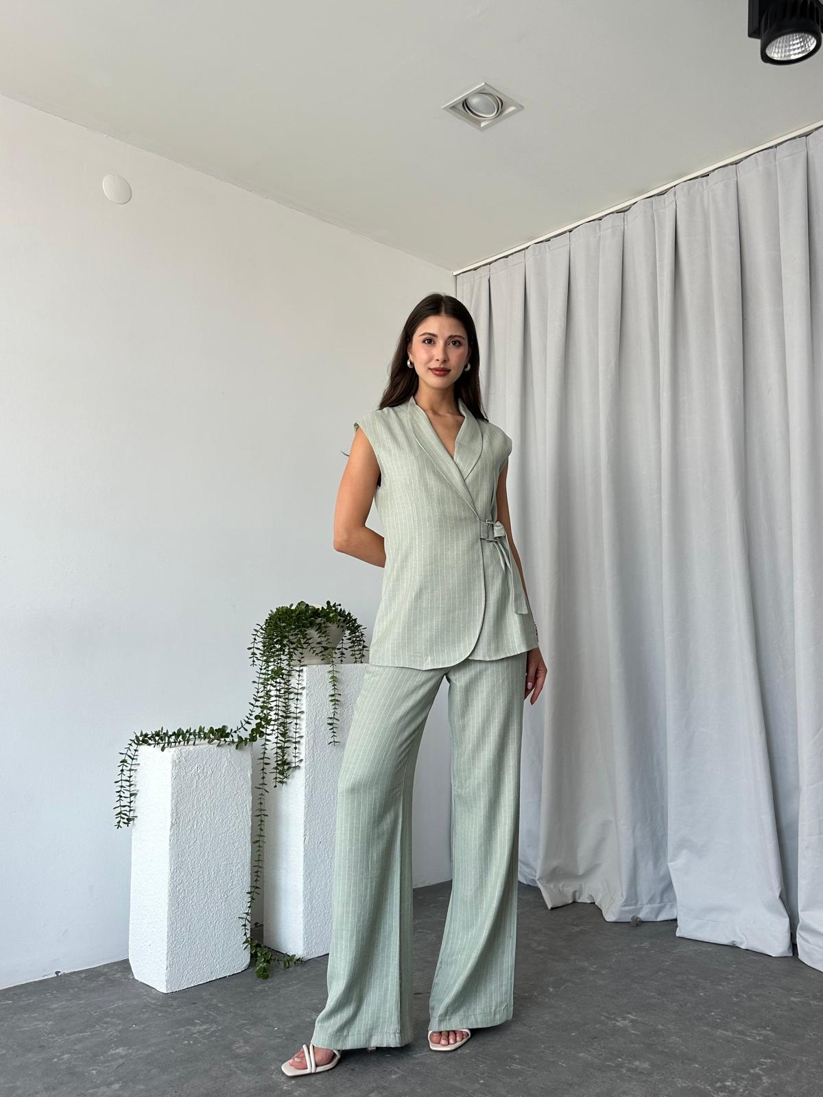 Kadın Nicole Mint Yeşili Takım - Görsel 4