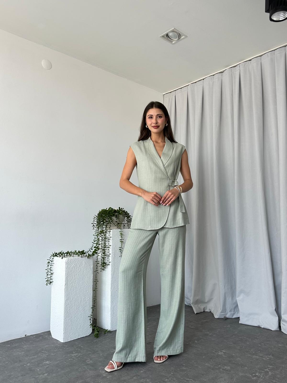 Kadın Nicole Mint Yeşili Takım - Görsel 5