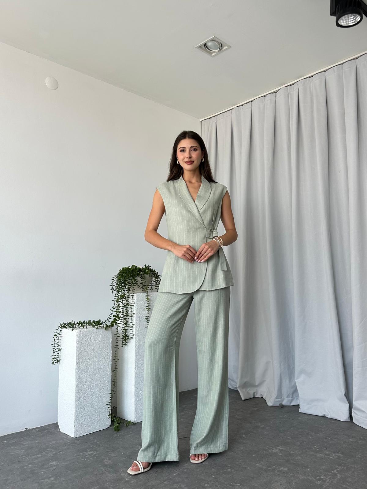 Kadın Nicole Mint Yeşili Takım - Görsel 6