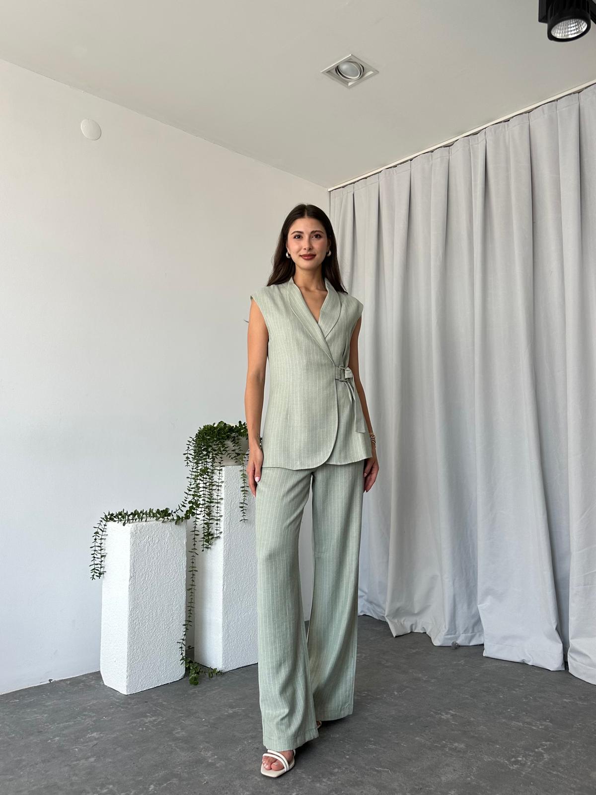 Kadın Nicole Mint Yeşili Takım - Görsel 7