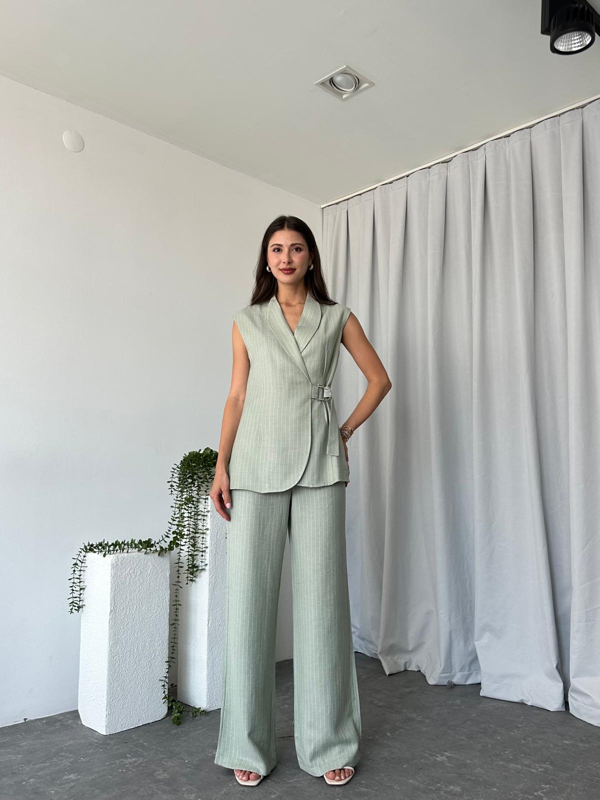 Kadın Nicole Mint Yeşili Takım - Görsel 10