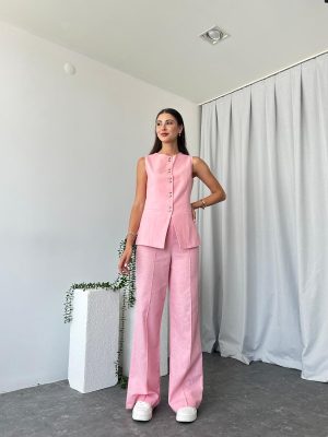 Kadın Elena Pembe Takım