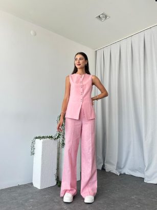 Kadın Elena Pembe Takım