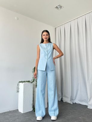 Kadın Elena Bebek Mavisi Takım