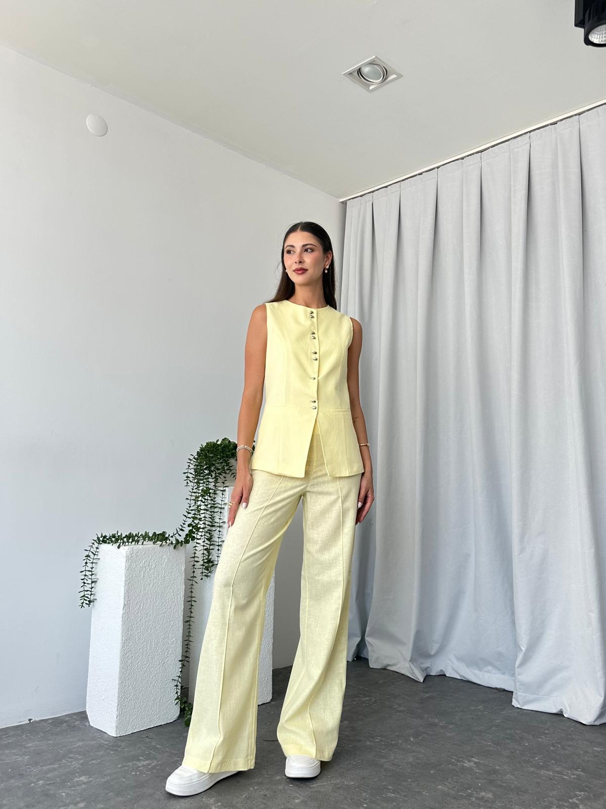 Kadın Elena Sarı Takım - Görsel 2