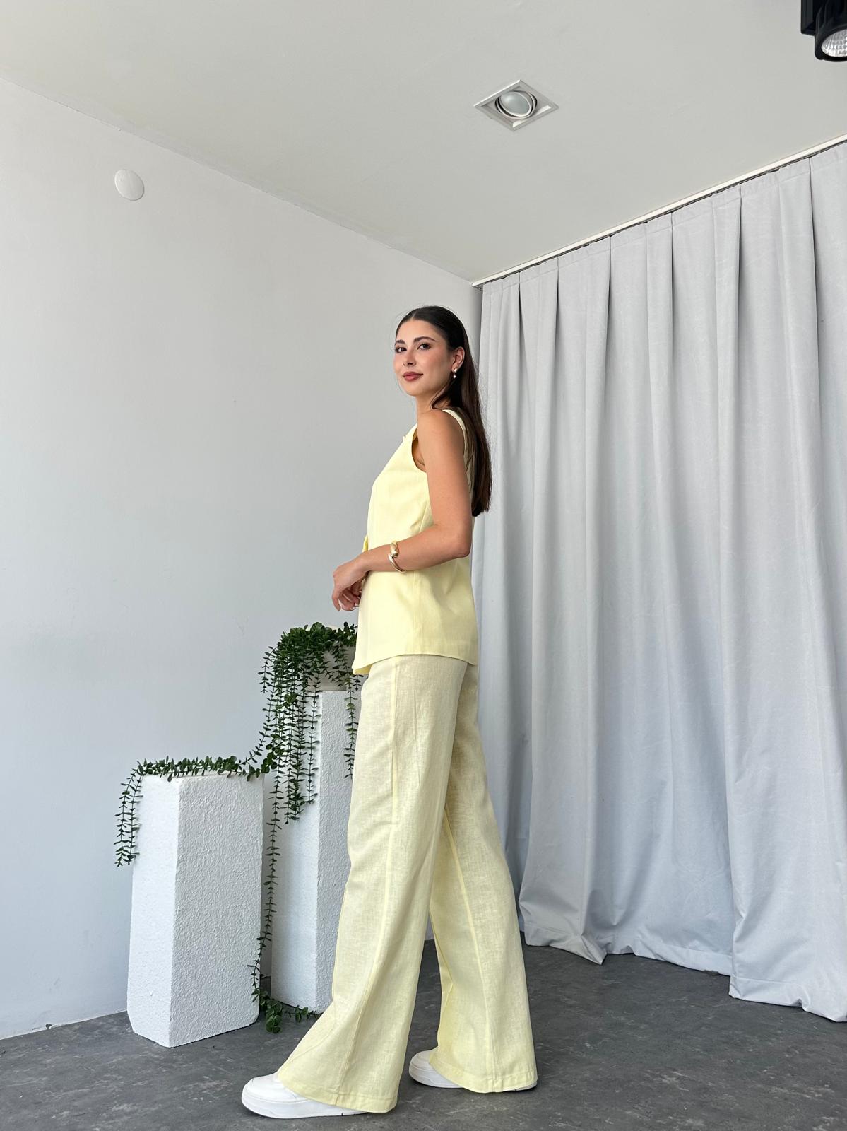 Kadın Elena Sarı Takım - Görsel 7