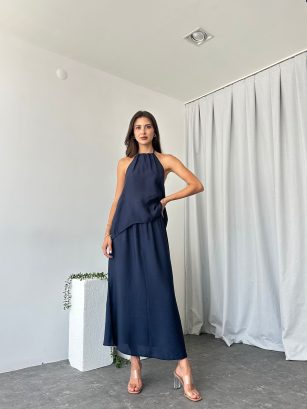 Kadın Lexie Lacivert Etek Takım