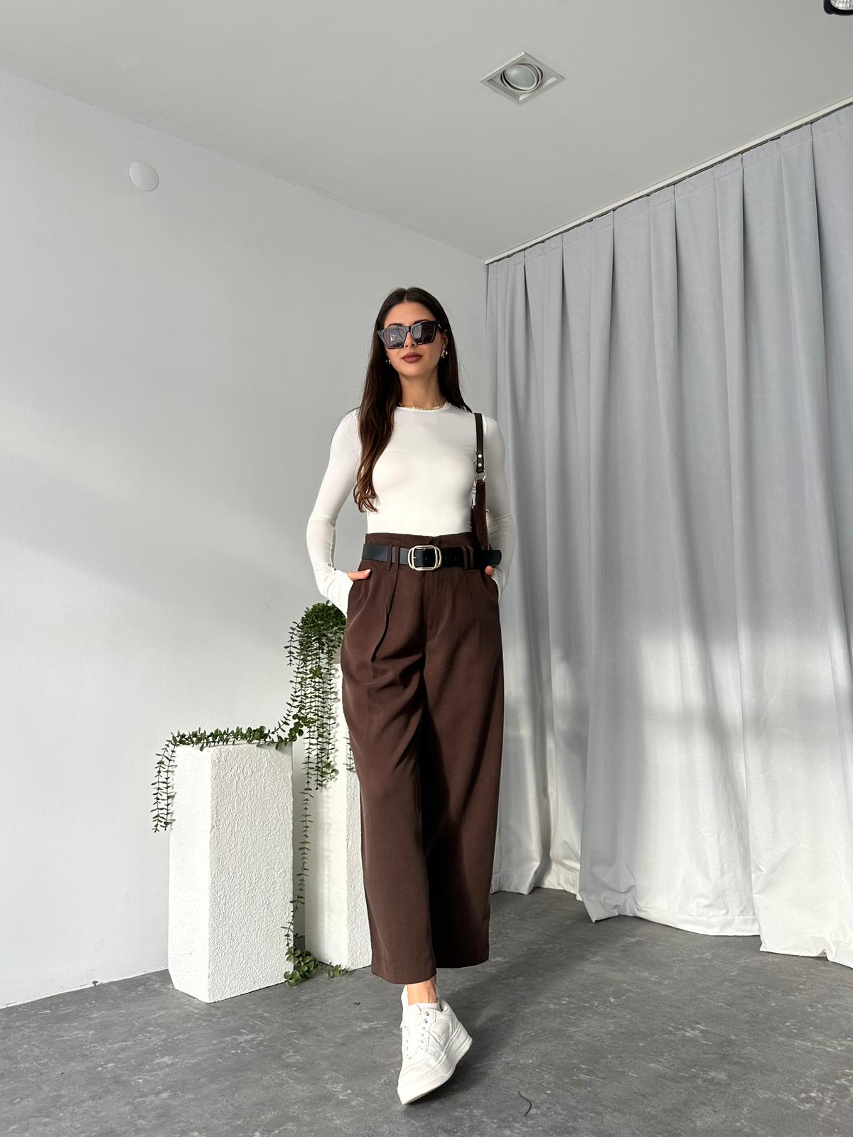 Lisa Kahverengi Pantolon - Görsel 4