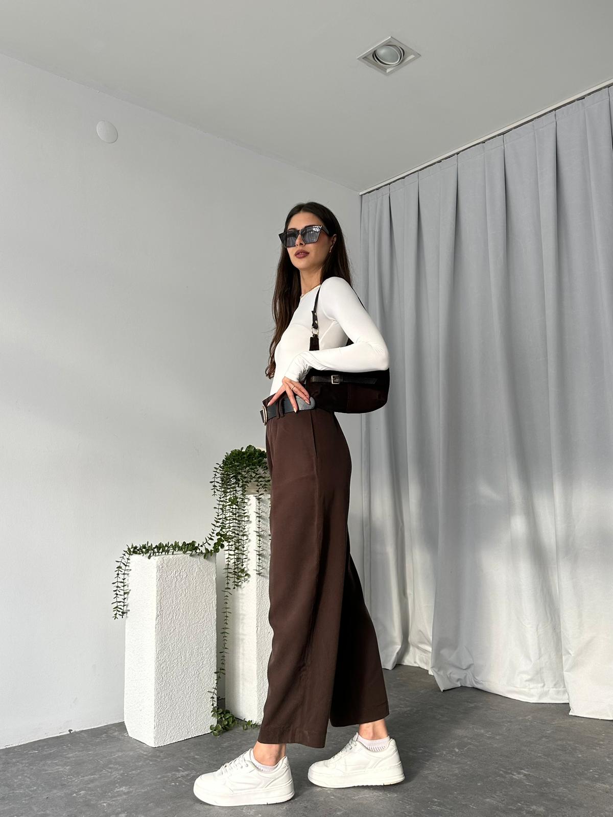 Lisa Kahverengi Pantolon - Görsel 5