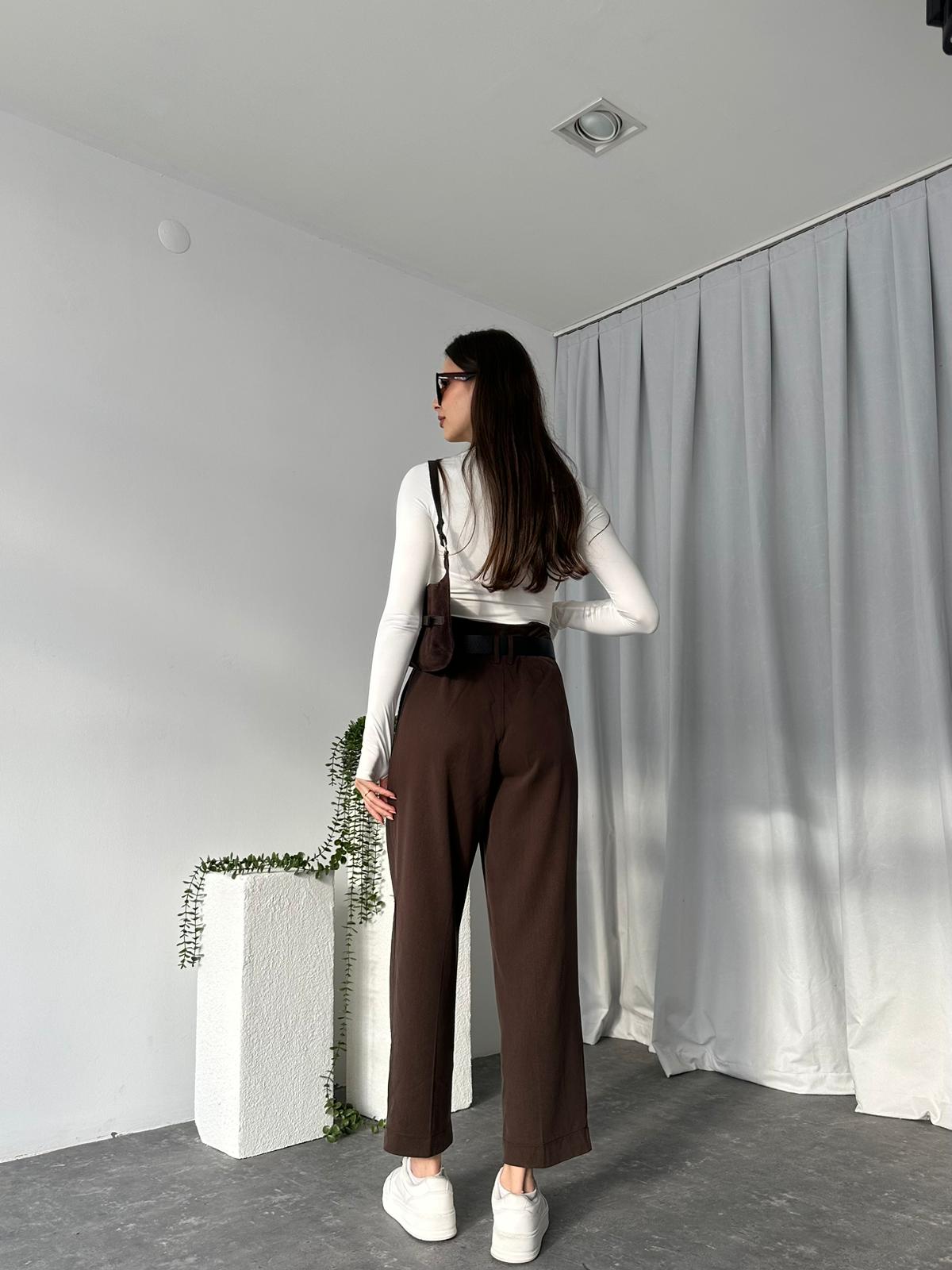 Lisa Kahverengi Pantolon - Görsel 9