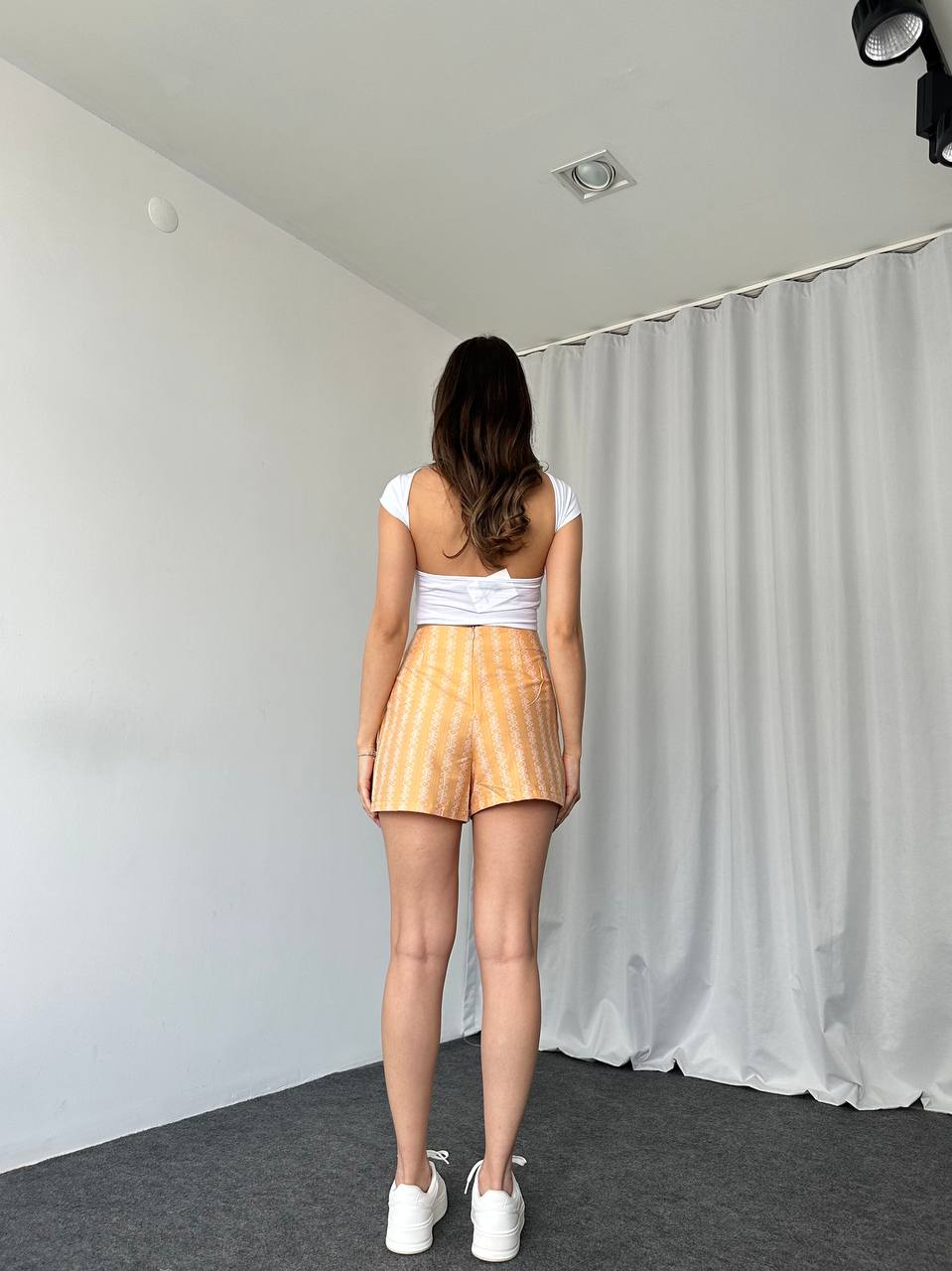 Etnik Desen Şort Etek - Görsel 8