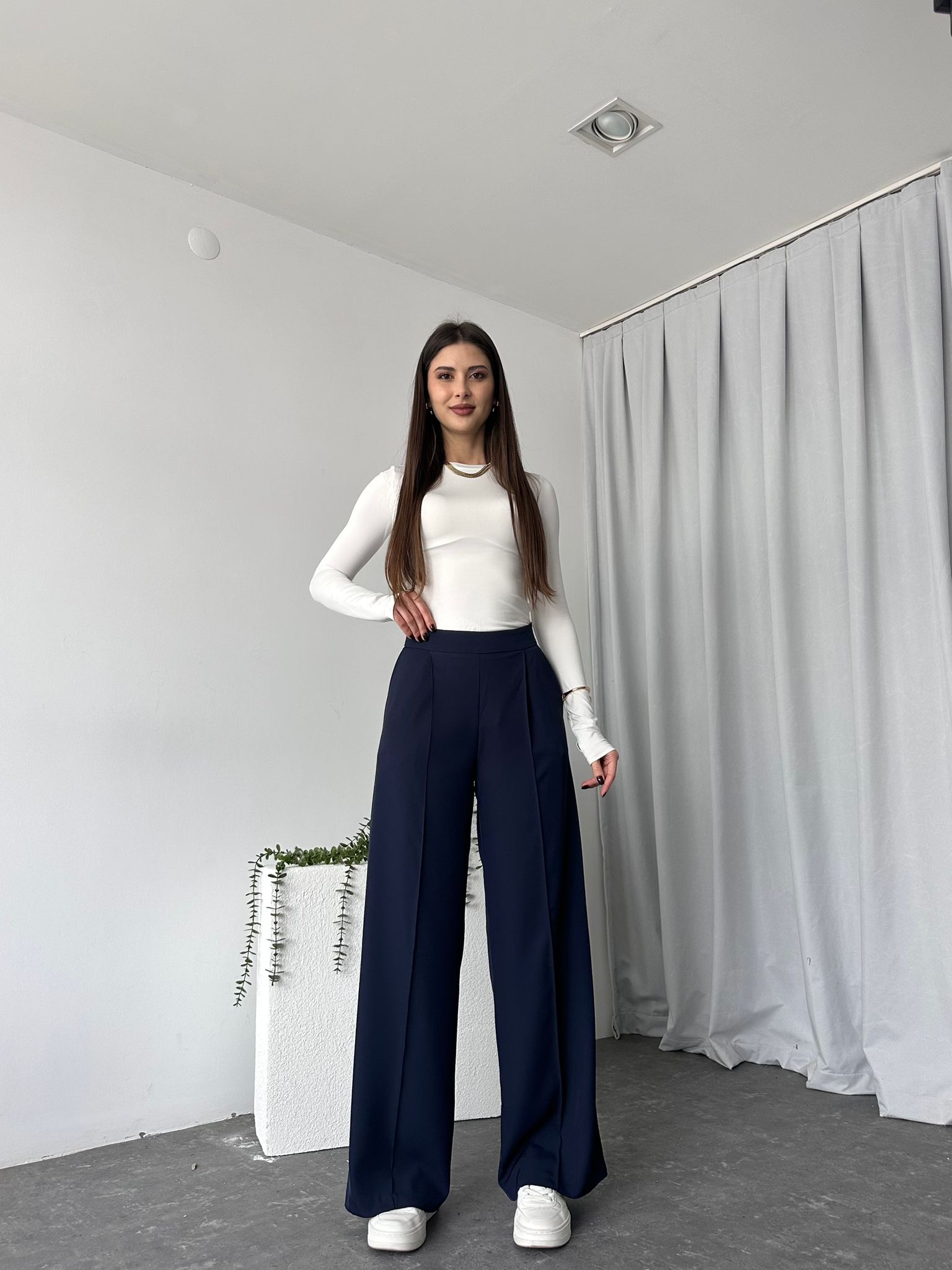 Kadın Lacivert Premium Pantolon - Görsel 6